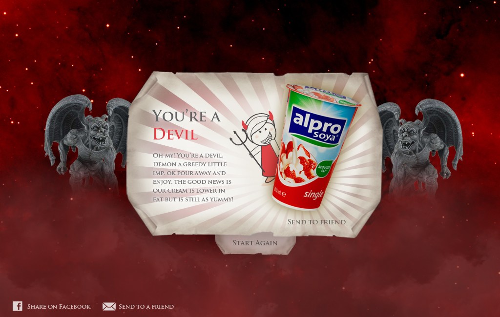 Alpro Heaven or Hell VR Game - Hell