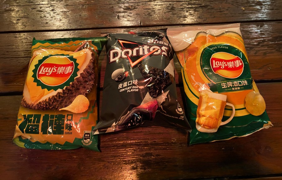crisp packets