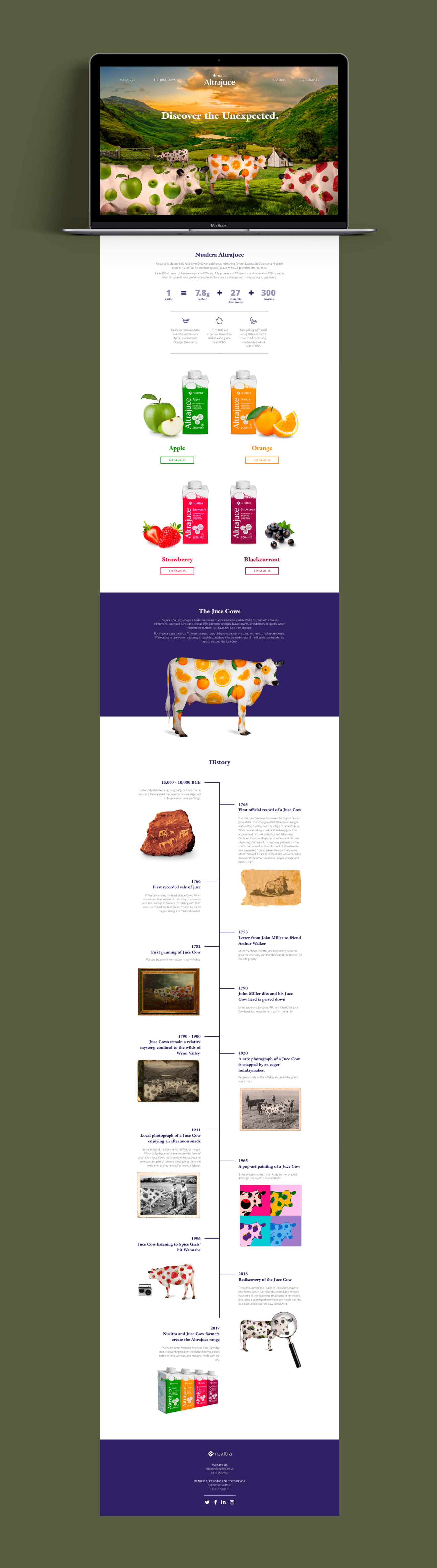 Juce Cow Website